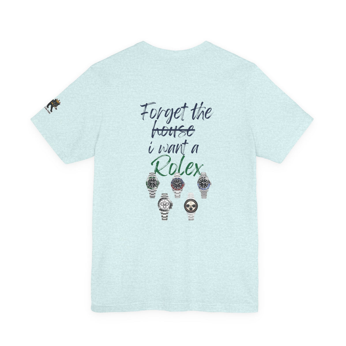 forget i want rolex Graphic Tee, Casual Summer Shirt, Marine Life T-Shirt, Gift for Sea Lovers,  high quality