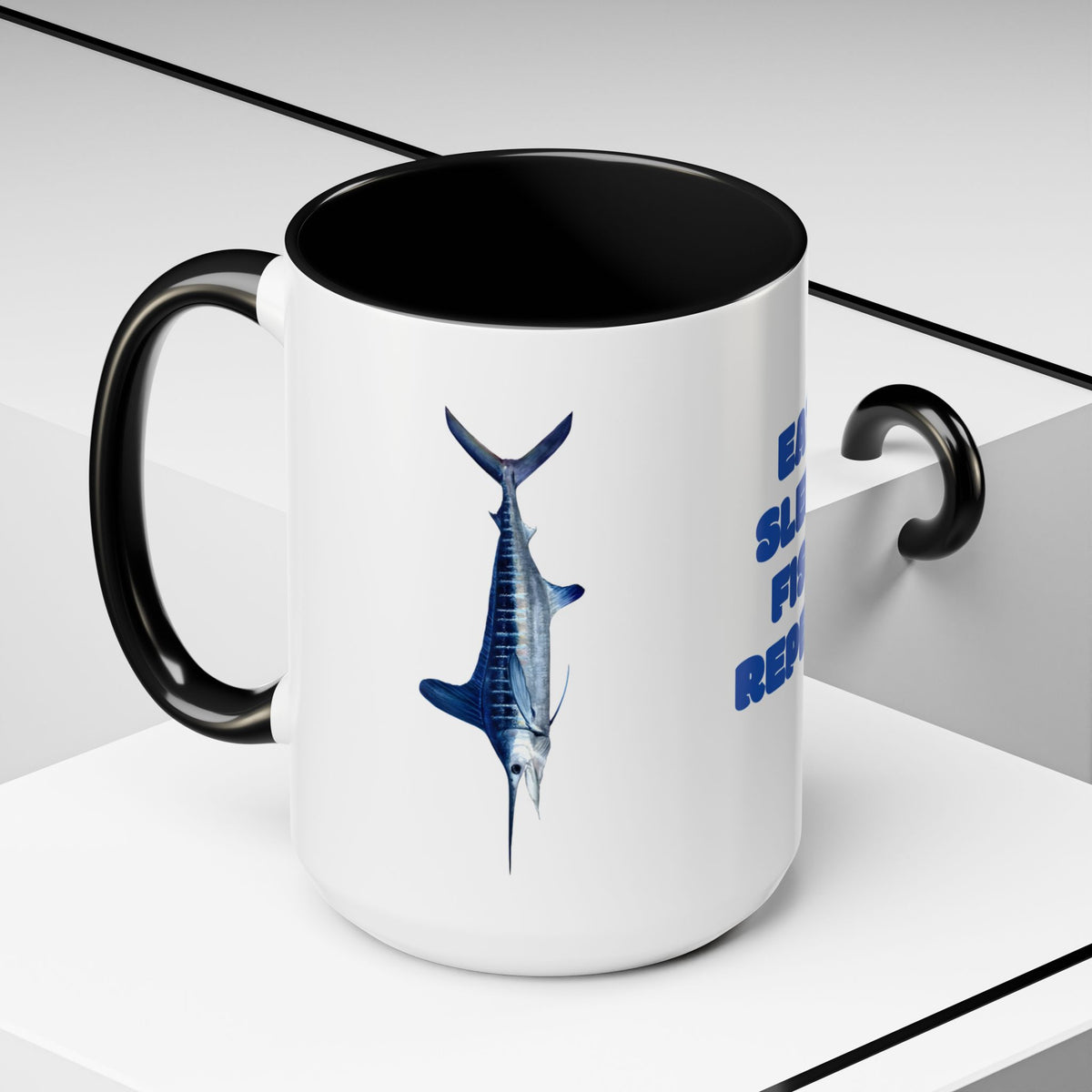 fishing time 6 Coffee Mug (11, 15oz)