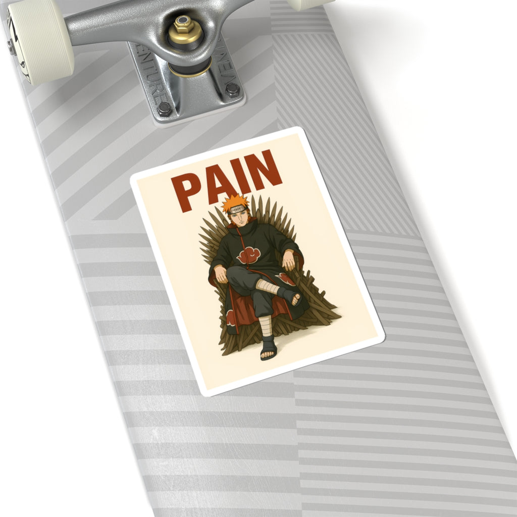 pain in the throne  Character Kiss-Cut Stickers | Laptop, Decor, Gift, Naruto, Pain, Custom Stickers