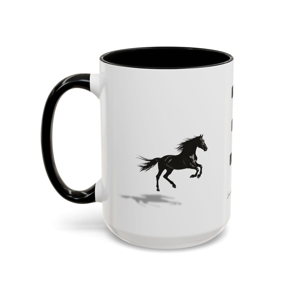 horse rise run  Coffee Mug (11, 15oz)