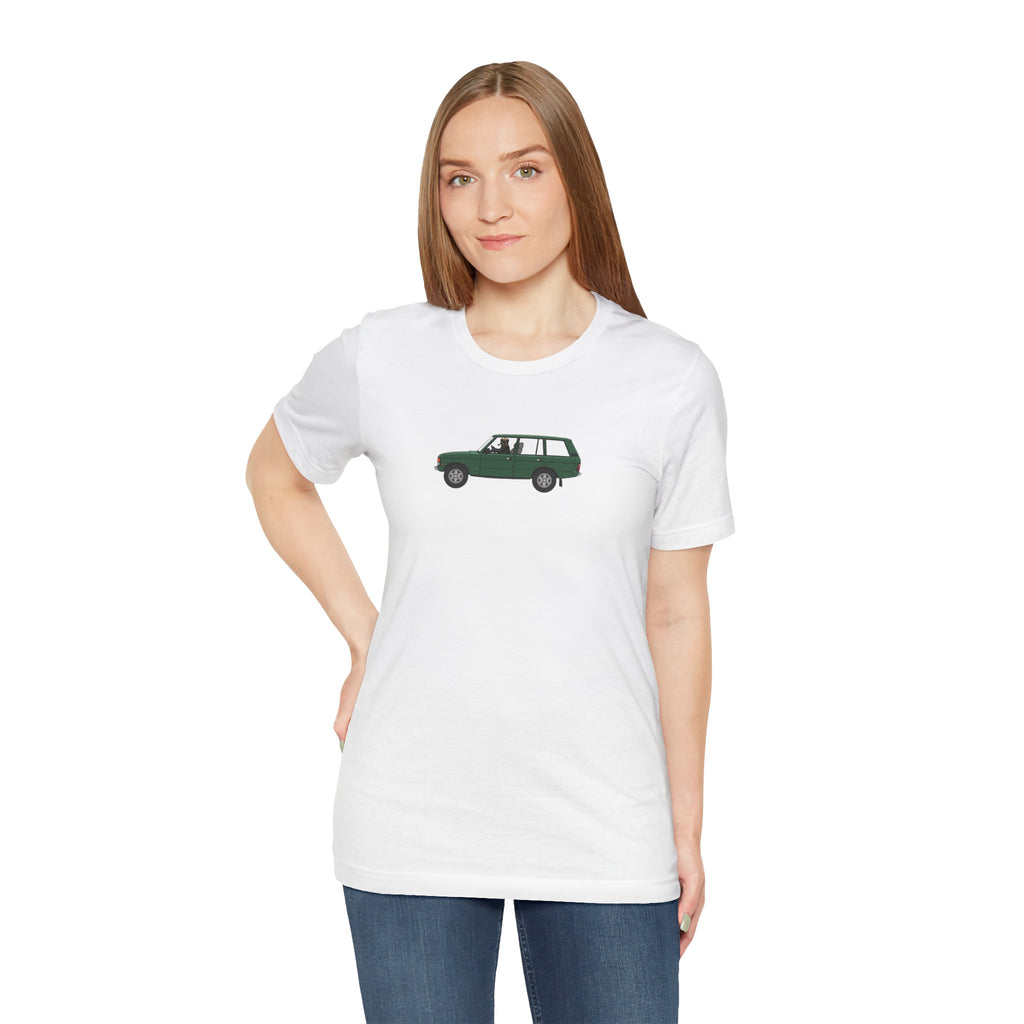green land rover classic car Stylish , high quality