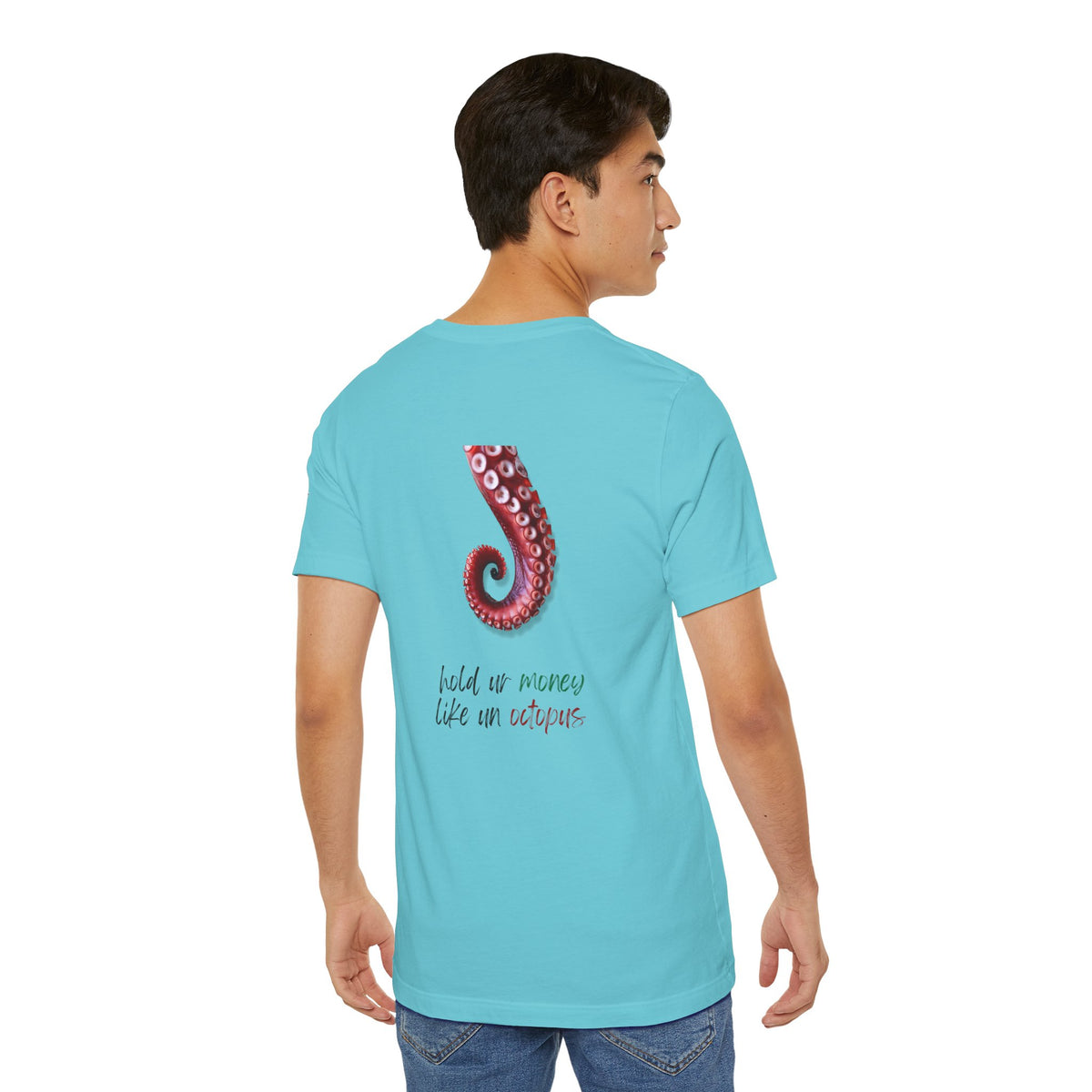 hold ur money like an octopus  Graphic Tee, Casual Summer Shirt, Marine Life T-Shirt, Gift for Sea Lovers,  high quality
