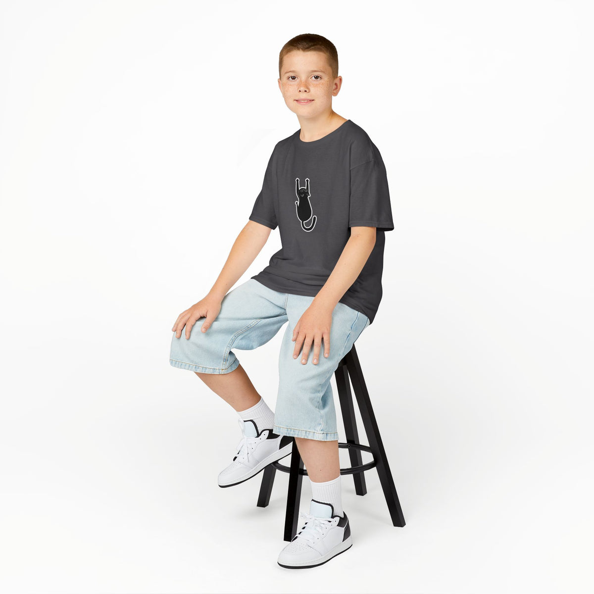 Playful Cat Kids 2  - Cute Cotton T-Shirt,