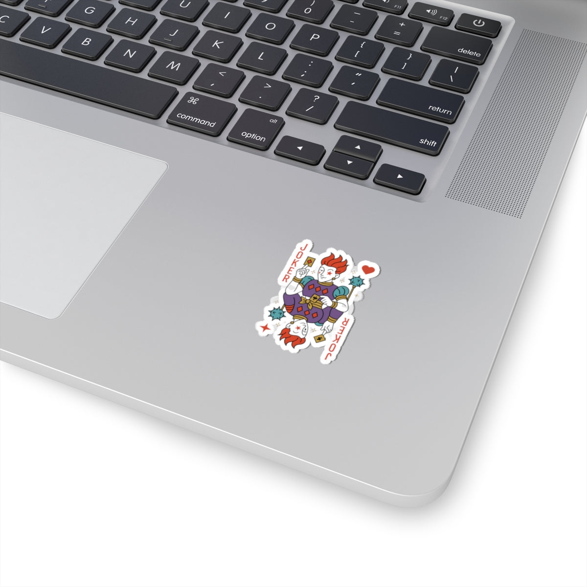 hisoka the joker  Character Kiss-Cut Stickers | Laptop, Decor, Gift, Naruto, Pain, Custom Stickers