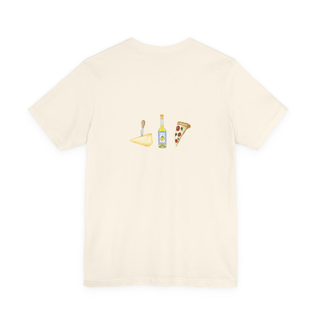italian food Graphic Tee, Casual Summer Shirt, Marine Life T-Shirt, Gift for Sea Lovers,  high quality