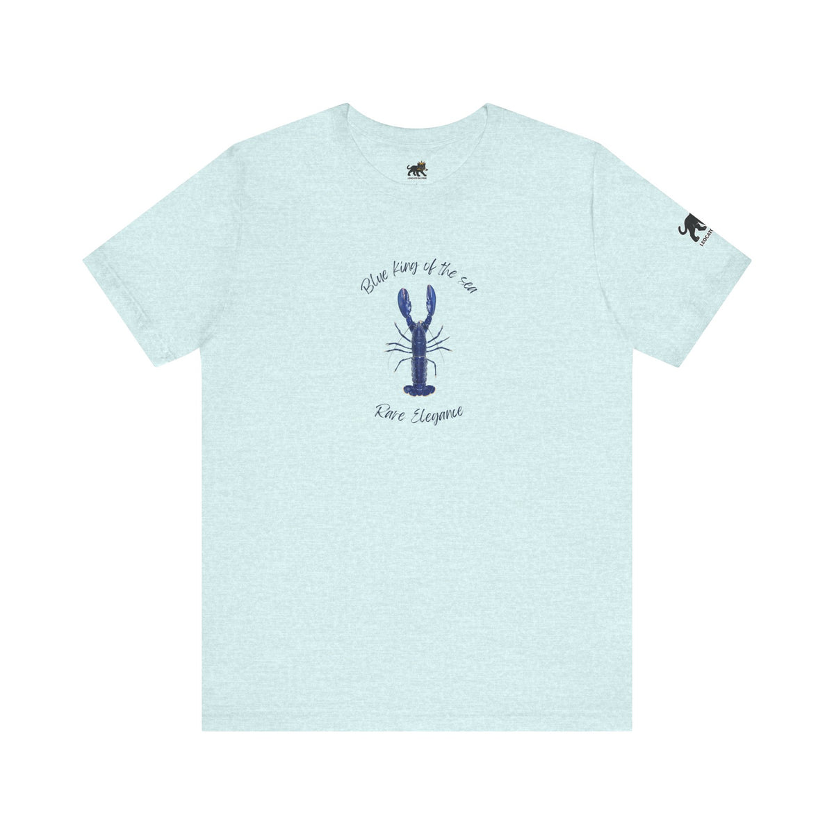 blue king of sea Lobster Graphic Tee, Casual Summer Shirt, Marine Life T-Shirt, Gift for Sea Lovers,  high quality
