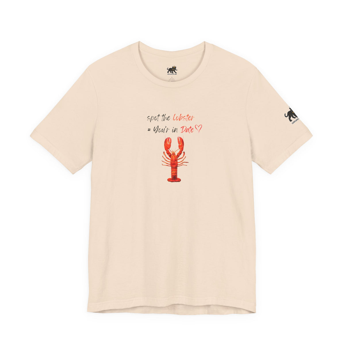 spot the  lobster your in date Graphic Tee, Casual Summer Shirt, Marine Life T-Shirt, Gift for Sea Lovers,  high quality