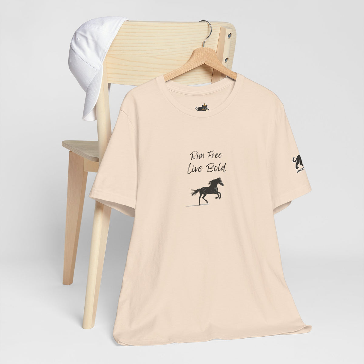 run free live bold Graphic Tee, Casual Summer Shirt, Marine Life T-Shirt, Gift for Sea Lovers,  high quality