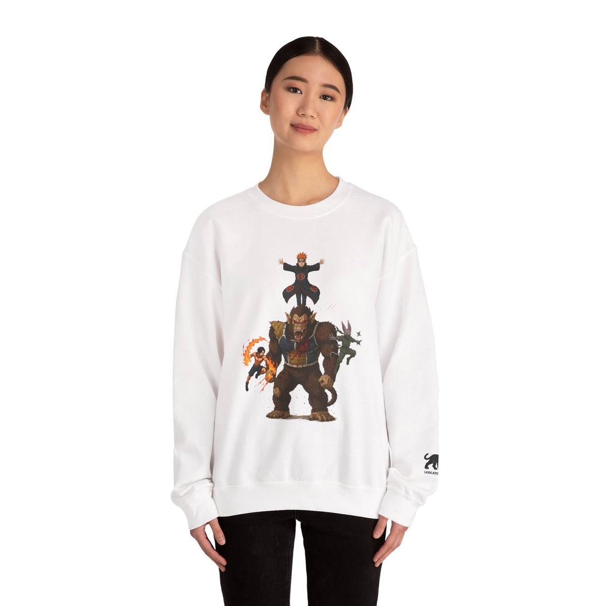 fight pain , nothing ends without pain Unisex Heavy Blend™ Crewneck Sweatshirt , high quality