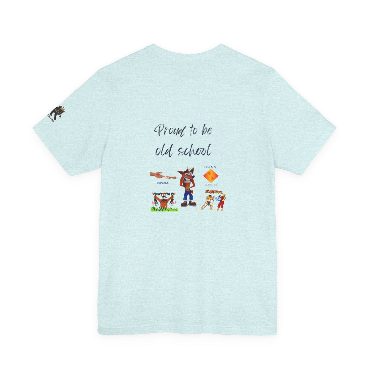 proud to be old school   Graphic Tee, Casual Summer Shirt, Marine Life T-Shirt, Gift for Sea Lovers,  high quality