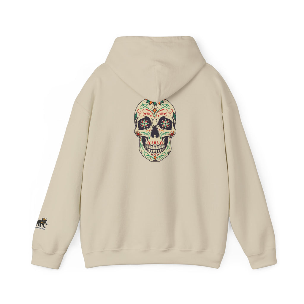 skull Hooded Sweatshirt, Unisex Casual Hoodie, Perfect Gift for Friends, Inspiring Apparel, Comfortable Daily Wear