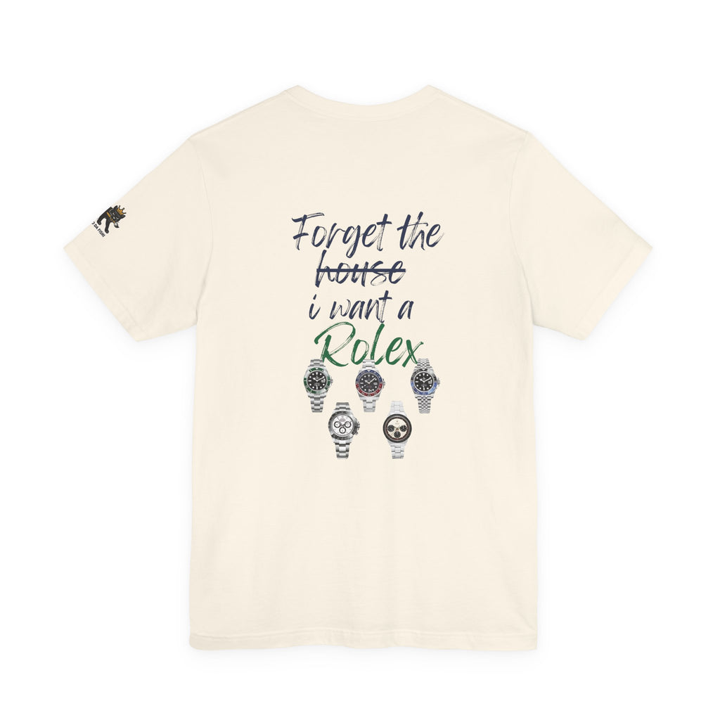 forget i want rolex Graphic Tee, Casual Summer Shirt, Marine Life T-Shirt, Gift for Sea Lovers,  high quality
