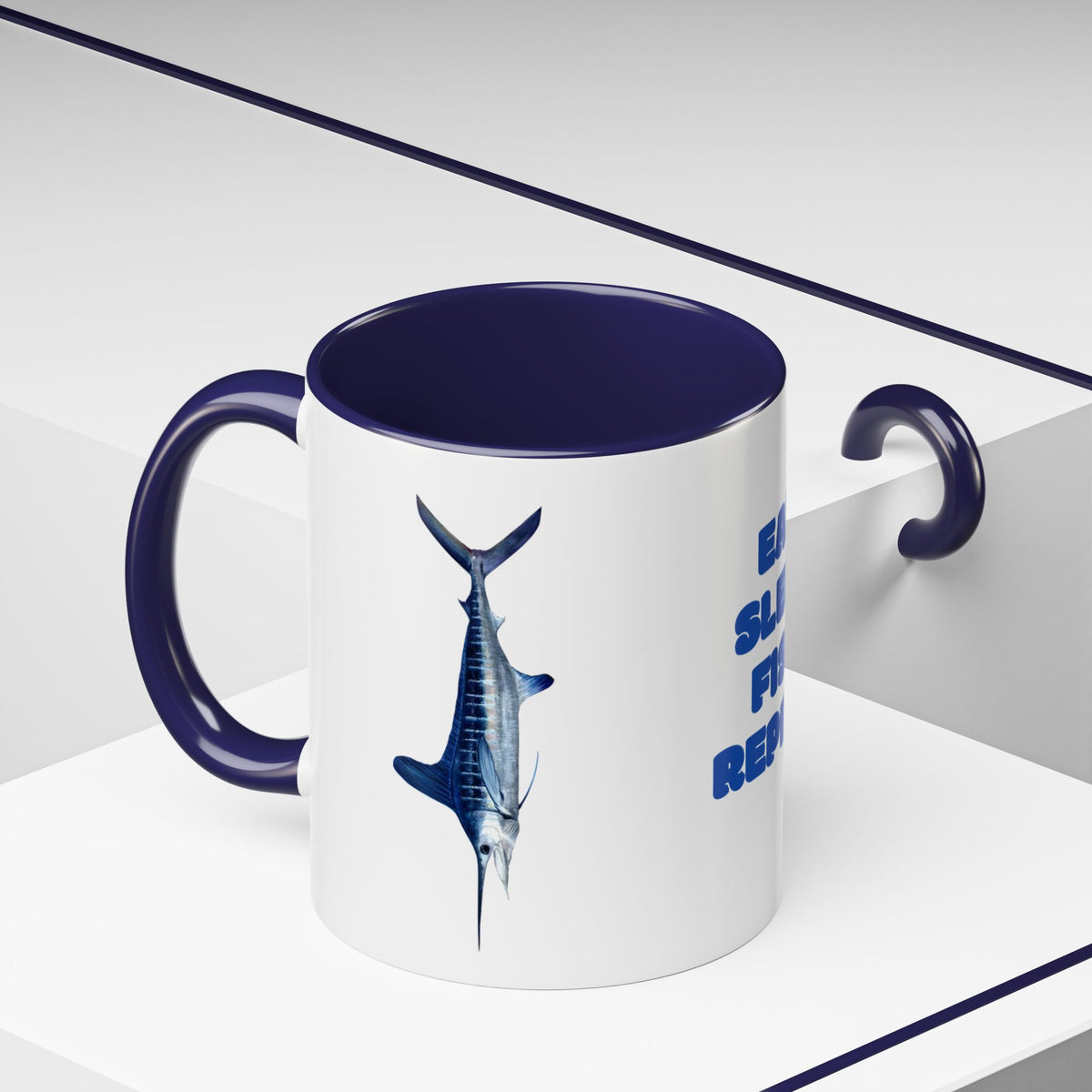 fishing time 6 Coffee Mug (11, 15oz)