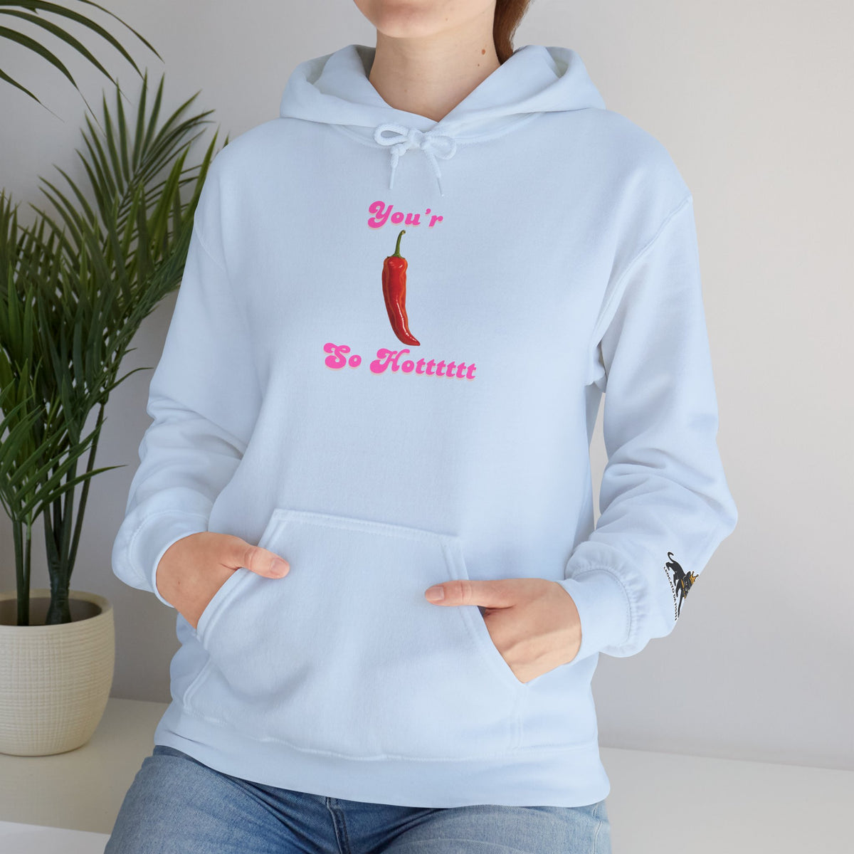 your so hot Hoodie, Fun Gift for Friends, Trendy Unisex Sweatshirt, Cute Casual Wear, Birthday Party Attire, Streetwear Fashion