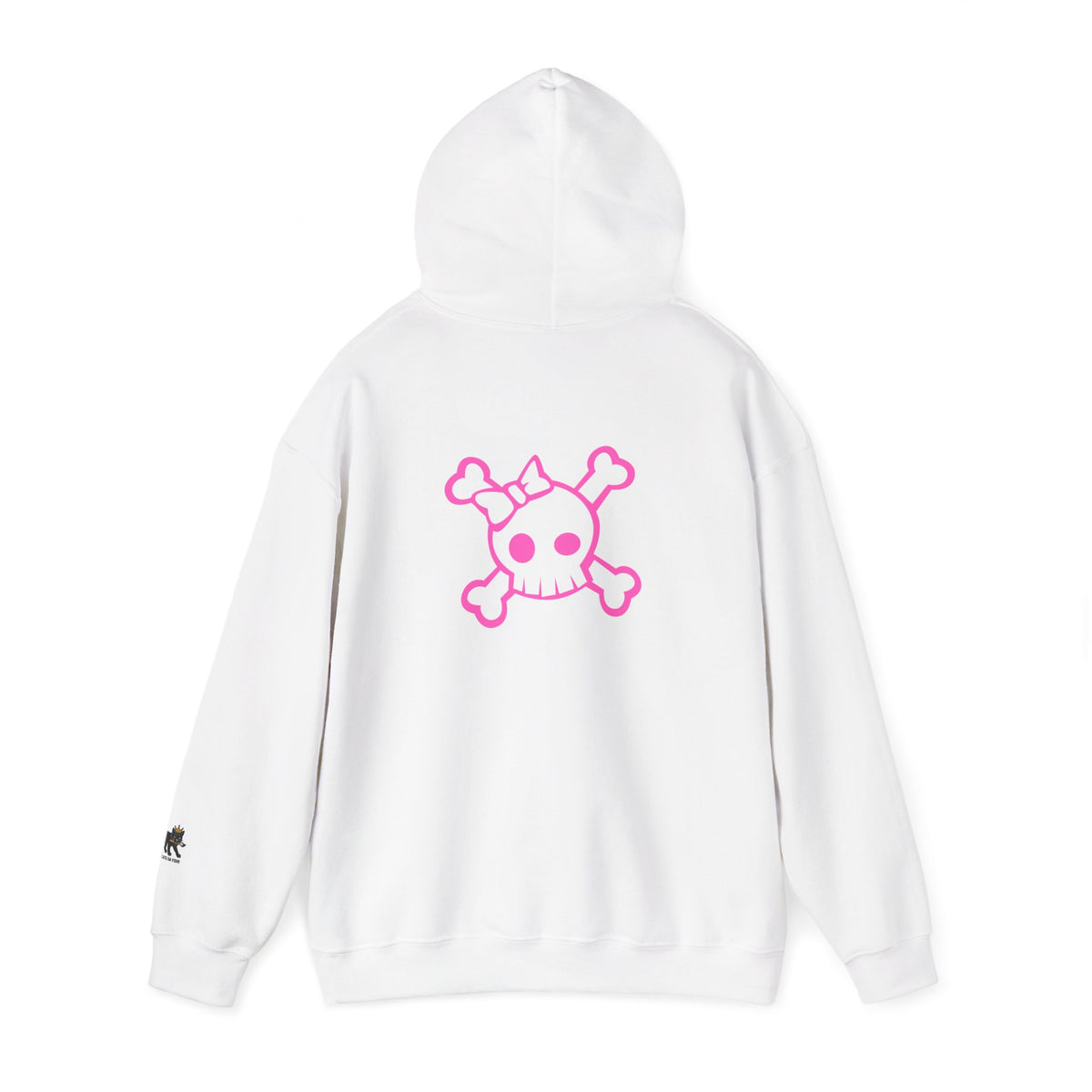 skull pink  Hooded Sweatshirt,