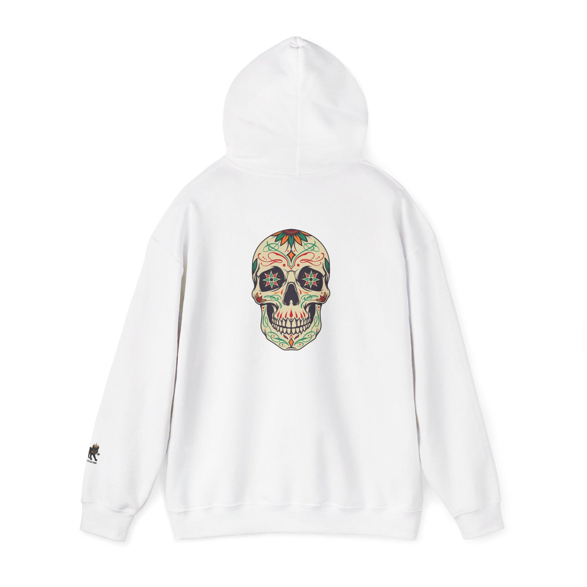 skull Hooded Sweatshirt, Unisex Casual Hoodie, Perfect Gift for Friends, Inspiring Apparel, Comfortable Daily Wear