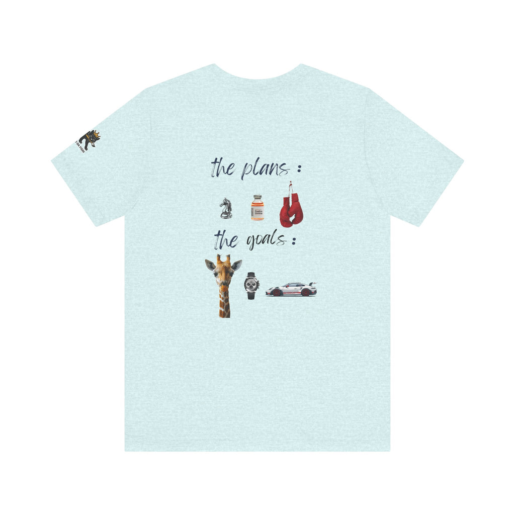 the plans ? the goals ?  Graphic Tee, Casual Summer Shirt, Marine Life T-Shirt, Gift for Sea Lovers,  high quality