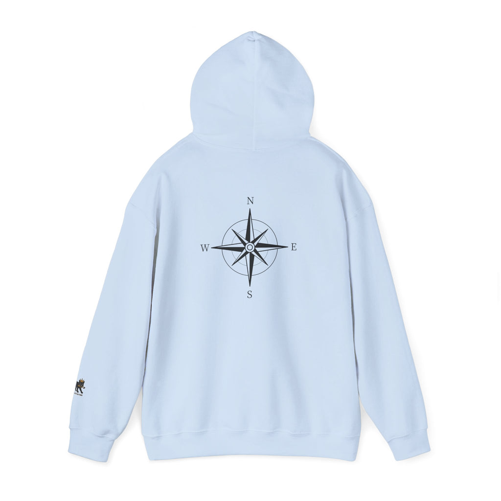 navigation  Hooded Sweatshirt, Unisex Casual Hoodie, Perfect Gift for Friends, Inspiring Apparel, Comfortable Daily Wear