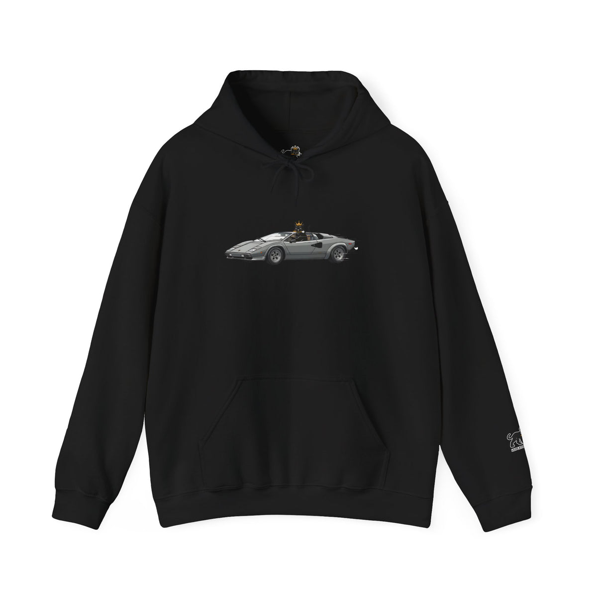 Lamborghini Countach Turbo Hooded Sweatshirt,