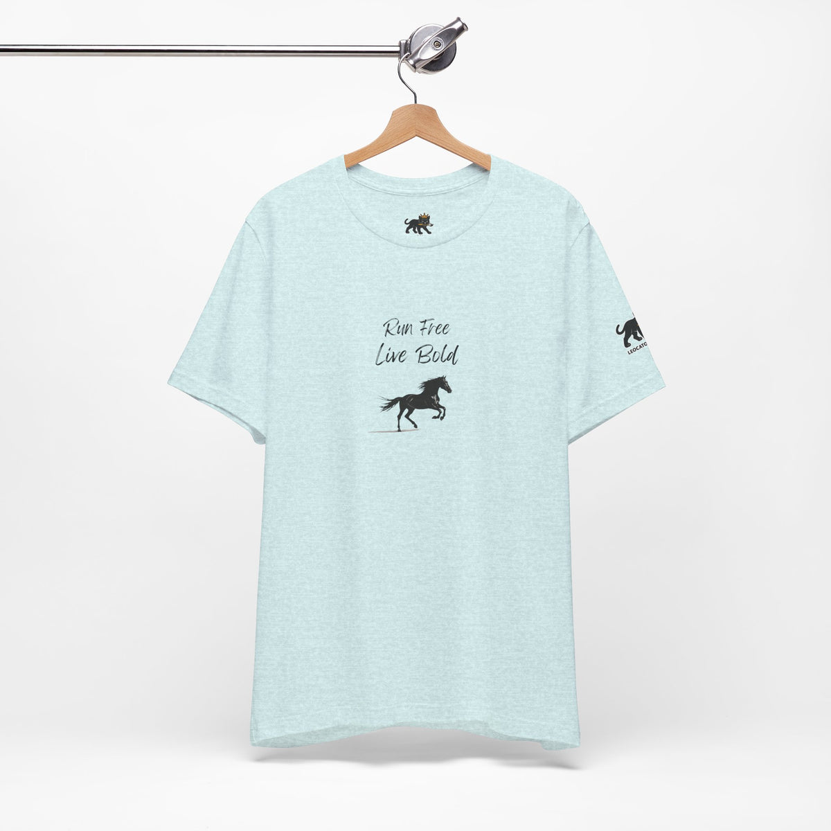 run free live bold Graphic Tee, Casual Summer Shirt, Marine Life T-Shirt, Gift for Sea Lovers,  high quality
