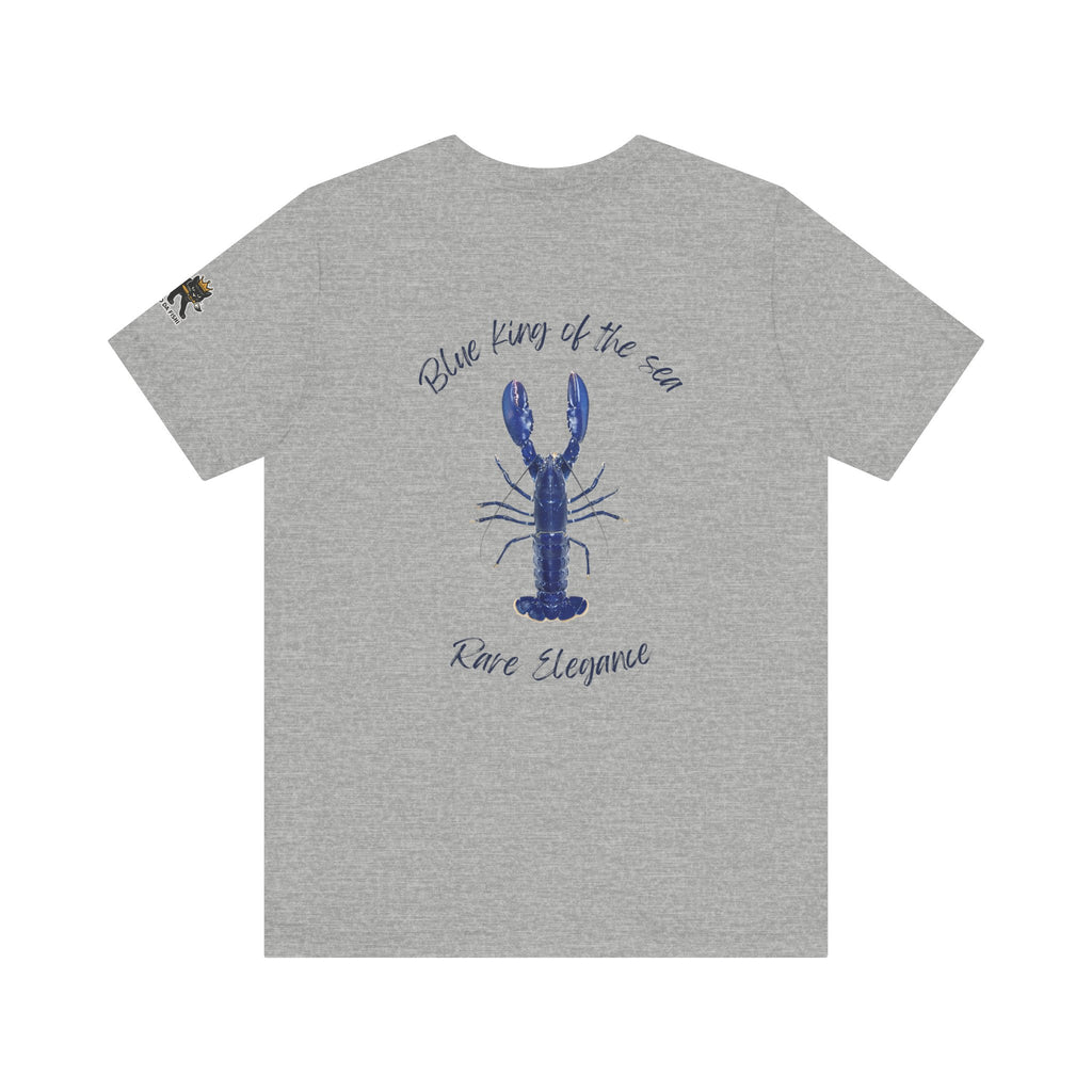 blue king of sea Lobster Graphic Tee, Casual Summer Shirt, Marine Life T-Shirt, Gift for Sea Lovers,  high quality