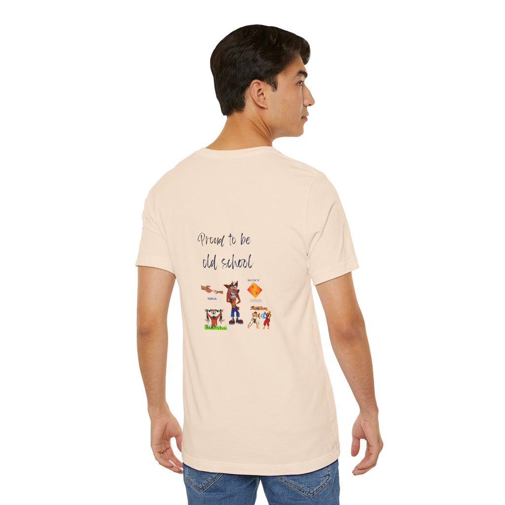 proud to be old school   Graphic Tee, Casual Summer Shirt, Marine Life T-Shirt, Gift for Sea Lovers,  high quality