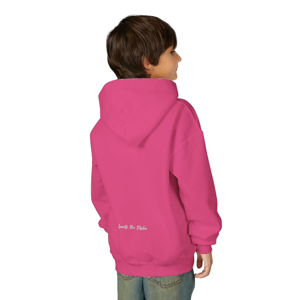 Youth Heavy Blend Hooded Sweatshirt with 'Leccato da Fish' Design - Cozy Gift for Teens, Memory Keepsake, Casual Wear, Birthday .