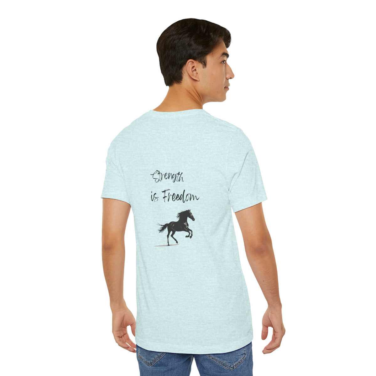 strength is freedom Graphic Tee, Casual Summer Shirt, Marine Life T-Shirt, Gift for Sea Lovers,  high quality