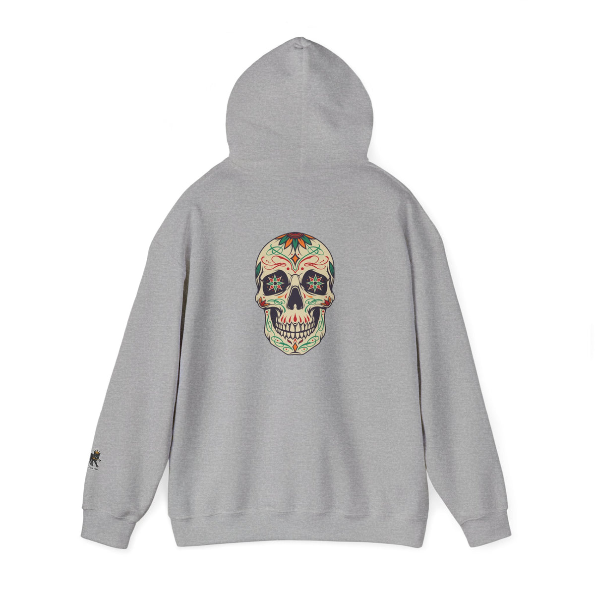 skull Hooded Sweatshirt, Unisex Casual Hoodie, Perfect Gift for Friends, Inspiring Apparel, Comfortable Daily Wear