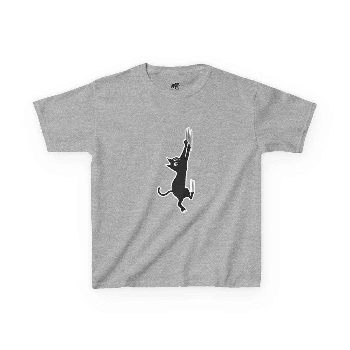 Playful Cat Kids Tee - Cute Cotton T-Shirt,