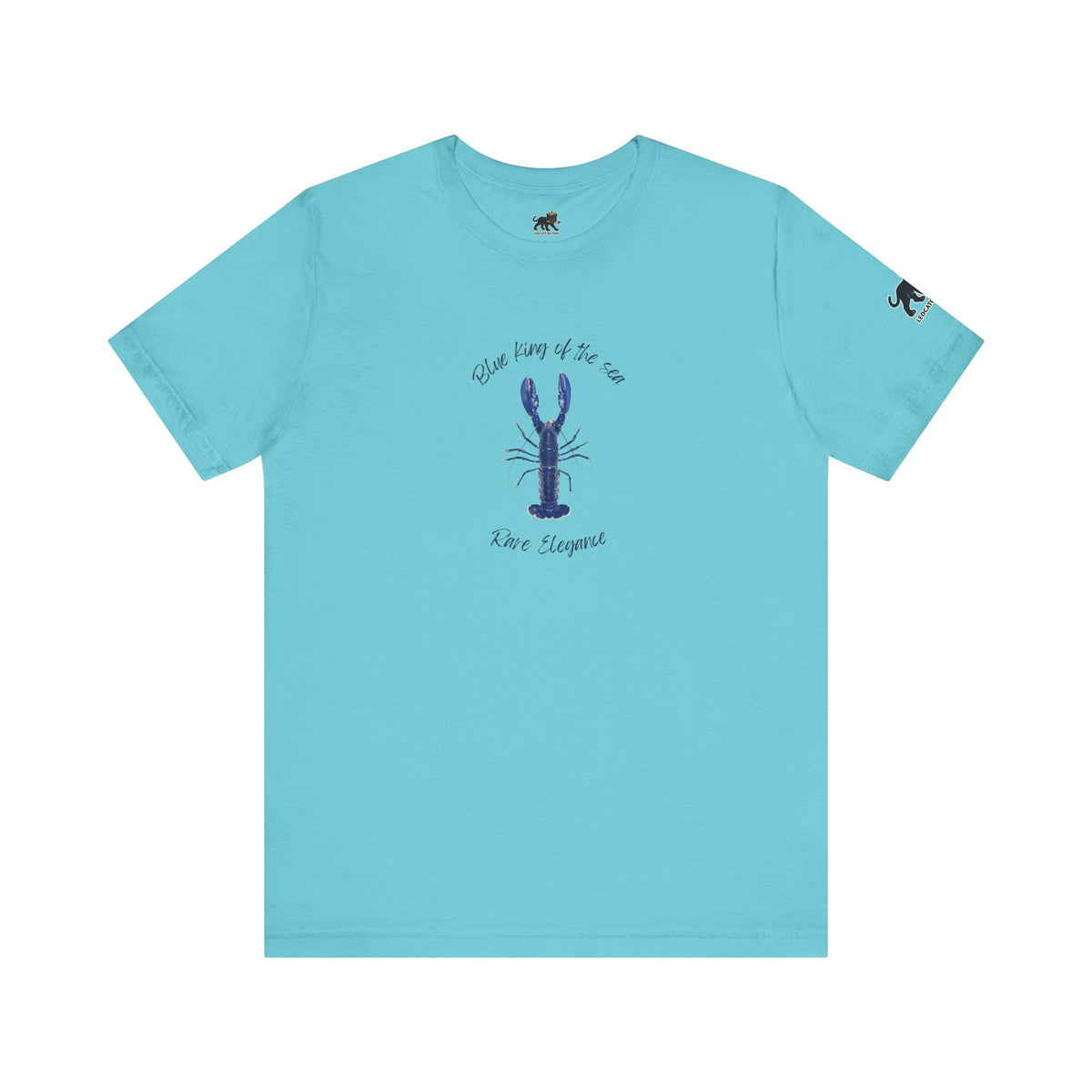 blue king of sea Lobster Graphic Tee, Casual Summer Shirt, Marine Life T-Shirt, Gift for Sea Lovers,  high quality