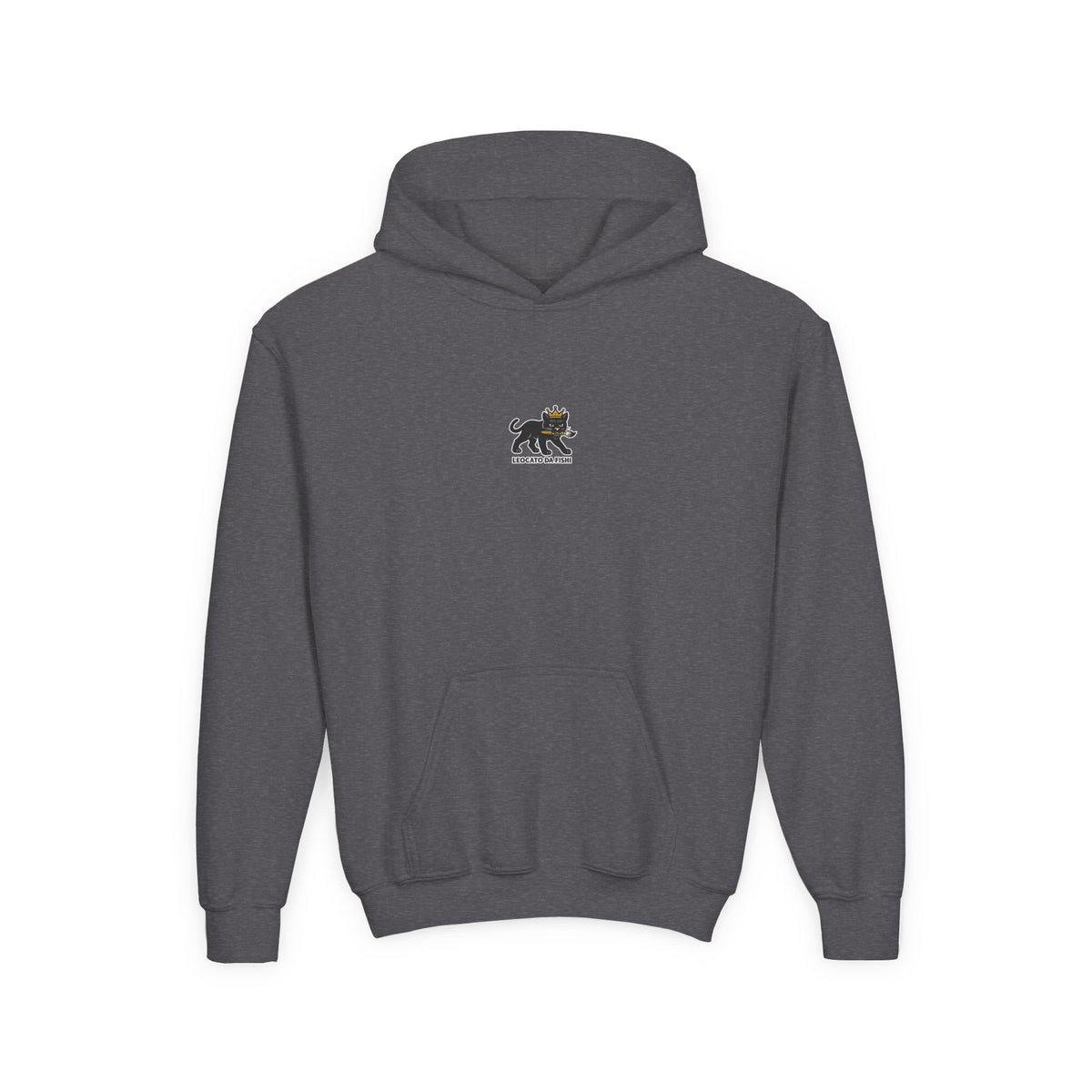 Youth Heavy Blend Hooded Sweatshirt with 'Leccato da Fish' Design - Cozy Gift for Teens, Memory Keepsake, Casual Wear, Birthday .