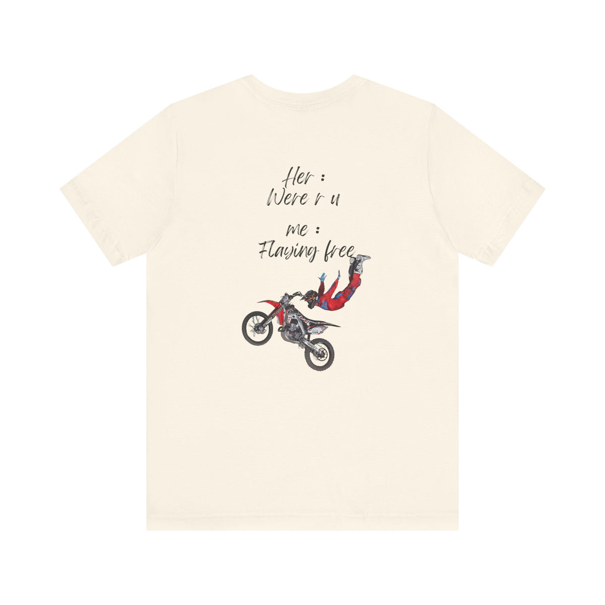her where r u  ? me flaying free Graphic Tee, Casual Summer Shirt, Marine Life T-Shirt, Gift for Sea Lovers,  high quality