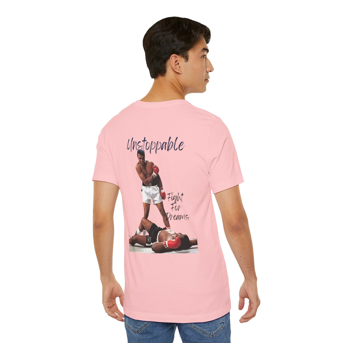 fight for dreams mohamed ali boxer Graphic Tee, Casual Summer Shirt, Marine Life T-Shirt, Gift for Sea Lovers,  high quality