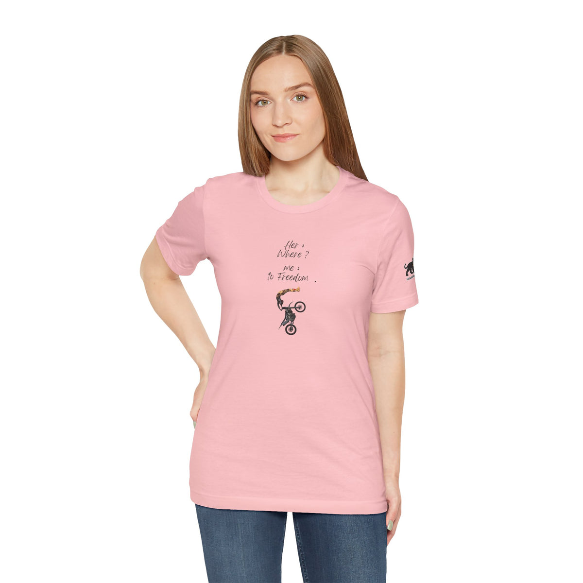 her where ? me to freedom Graphic Tee, Casual Summer Shirt, Marine Life T-Shirt, Gift for Sea Lovers,  high quality