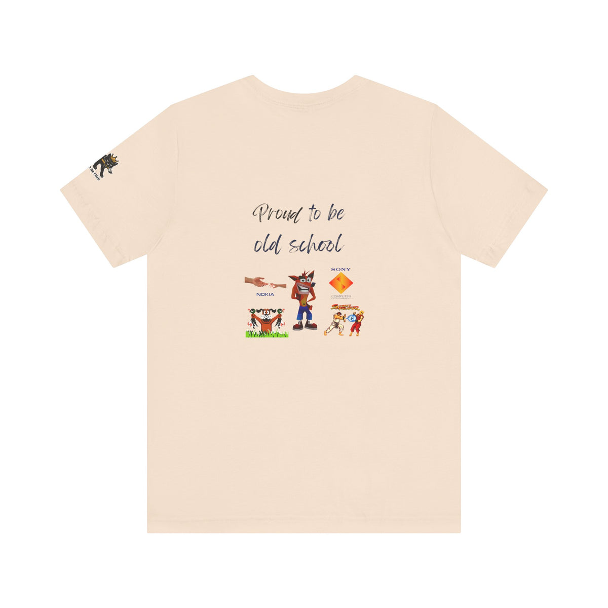 proud to be old school   Graphic Tee, Casual Summer Shirt, Marine Life T-Shirt, Gift for Sea Lovers,  high quality