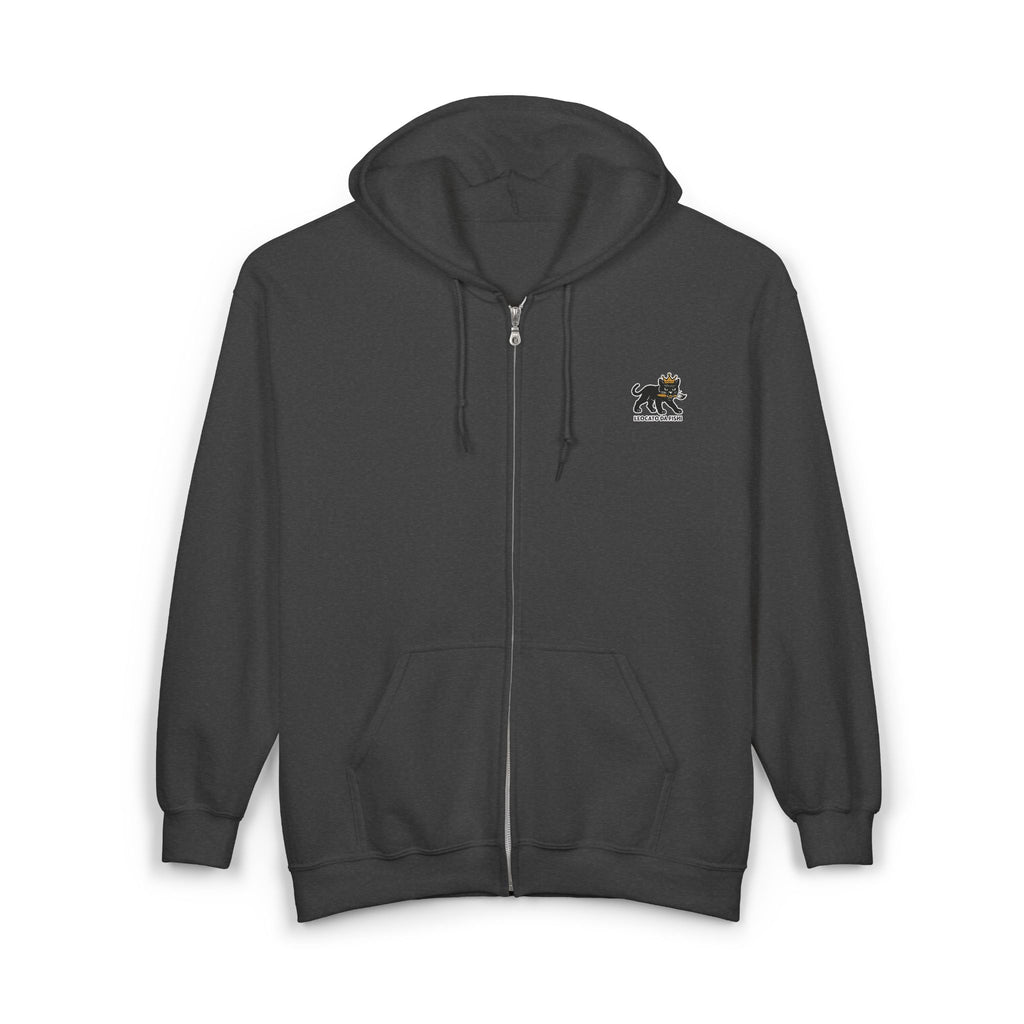 pain : no pain on gain Unisex Heavy Blend™ Full Zip Hooded Sweatshirt