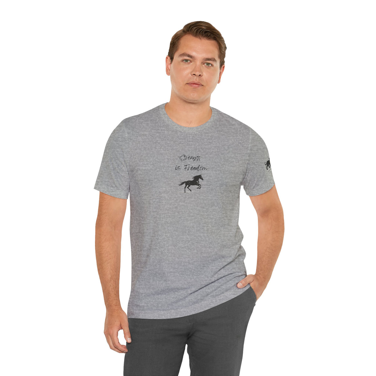 strength is freedom Graphic Tee, Casual Summer Shirt, Marine Life T-Shirt, Gift for Sea Lovers,  high quality