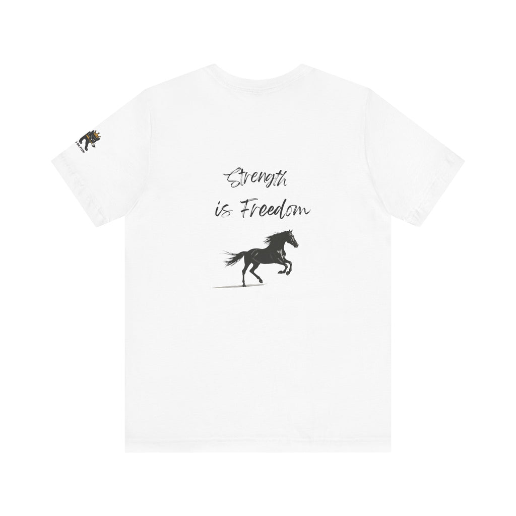 strength is freedom Graphic Tee, Casual Summer Shirt, Marine Life T-Shirt, Gift for Sea Lovers,  high quality