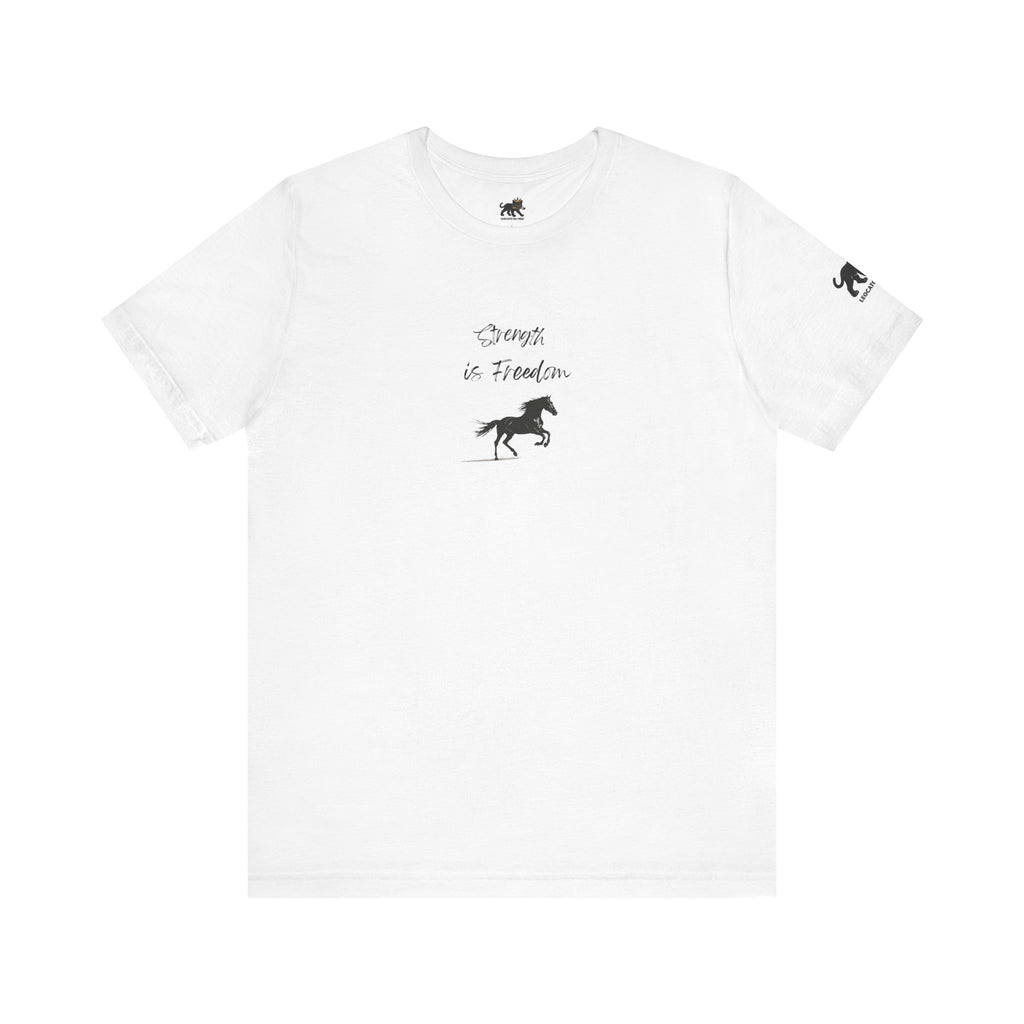 strength is freedom Graphic Tee, Casual Summer Shirt, Marine Life T-Shirt, Gift for Sea Lovers,  high quality