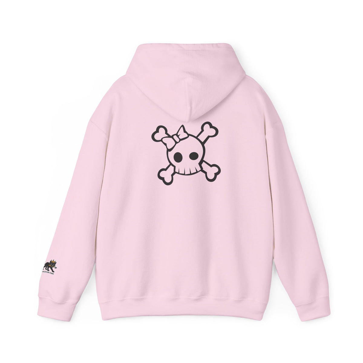 skull pink  Hooded Sweatshirt,