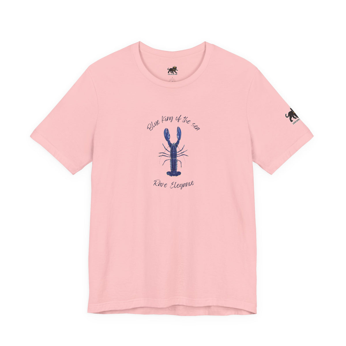 blue king of sea Lobster Graphic Tee, Casual Summer Shirt, Marine Life T-Shirt, Gift for Sea Lovers,  high quality
