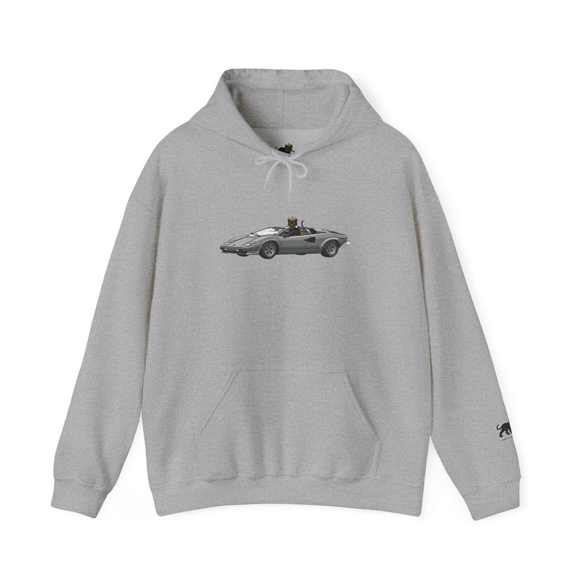 Lamborghini Countach Turbo Hooded Sweatshirt,