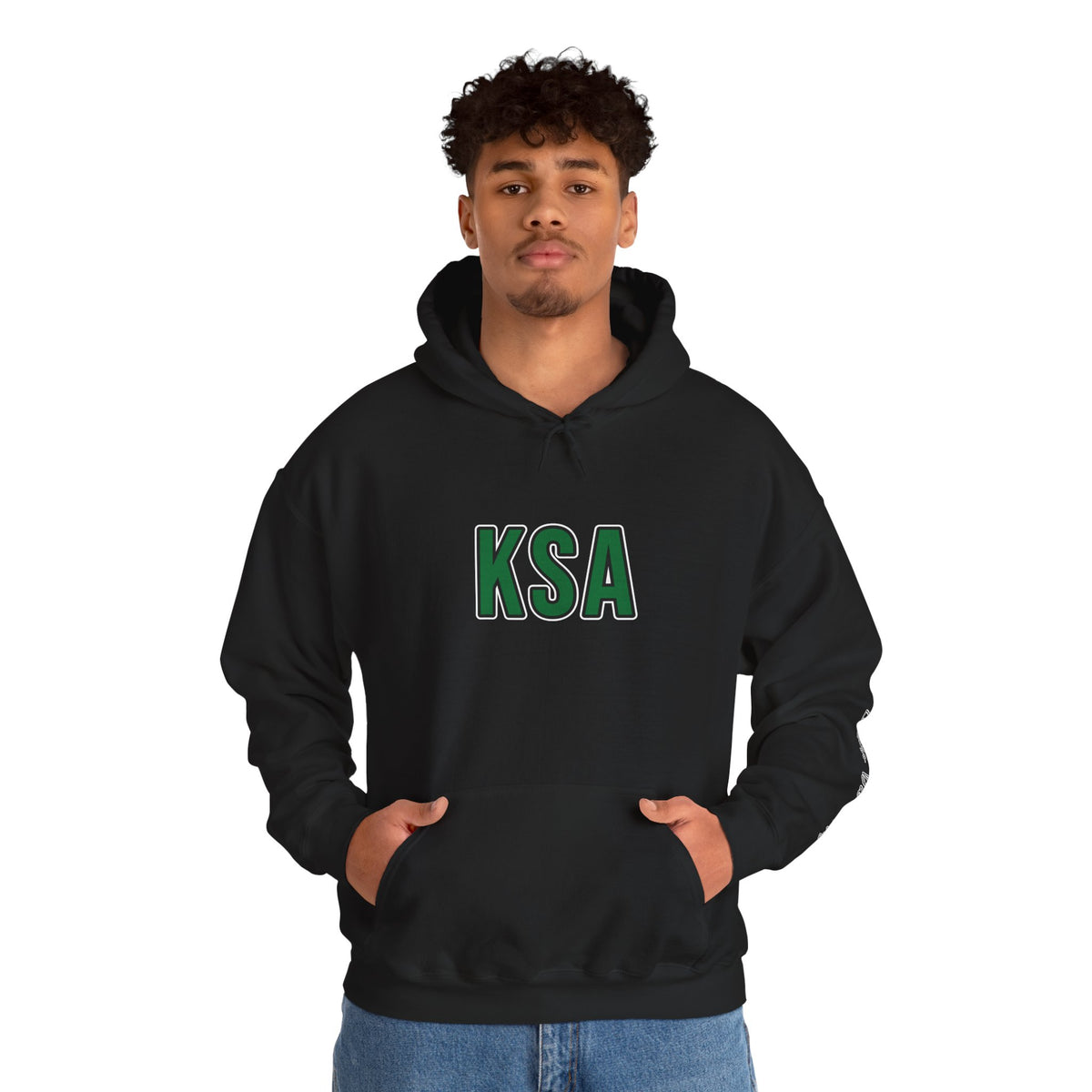 KSA flag hoodie ,