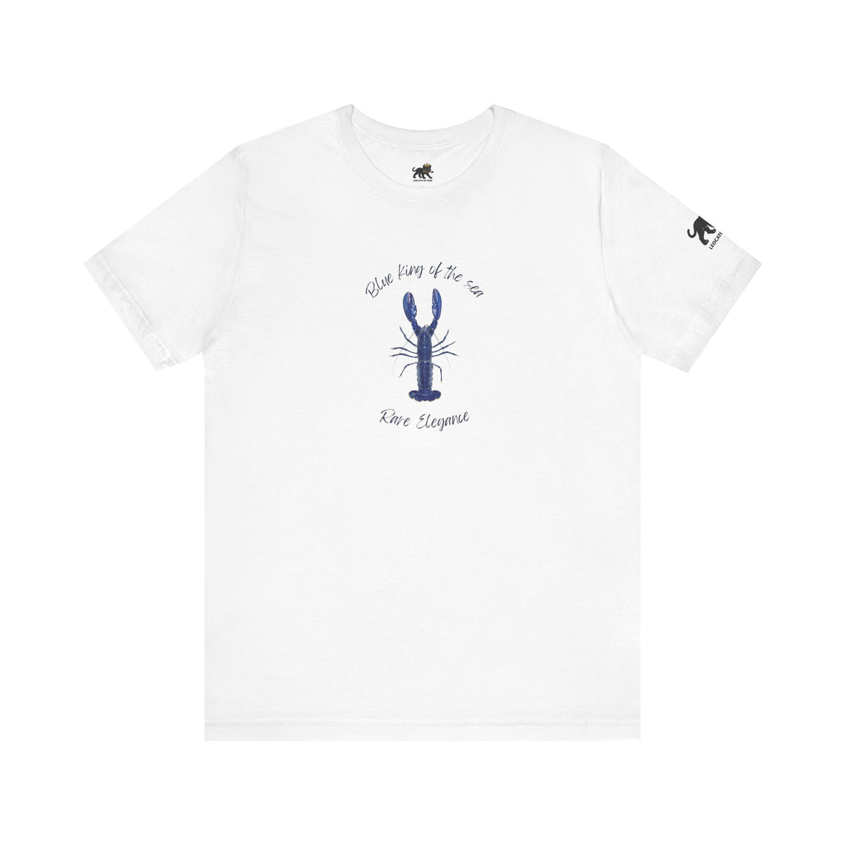 blue king of sea Lobster Graphic Tee, Casual Summer Shirt, Marine Life T-Shirt, Gift for Sea Lovers,  high quality