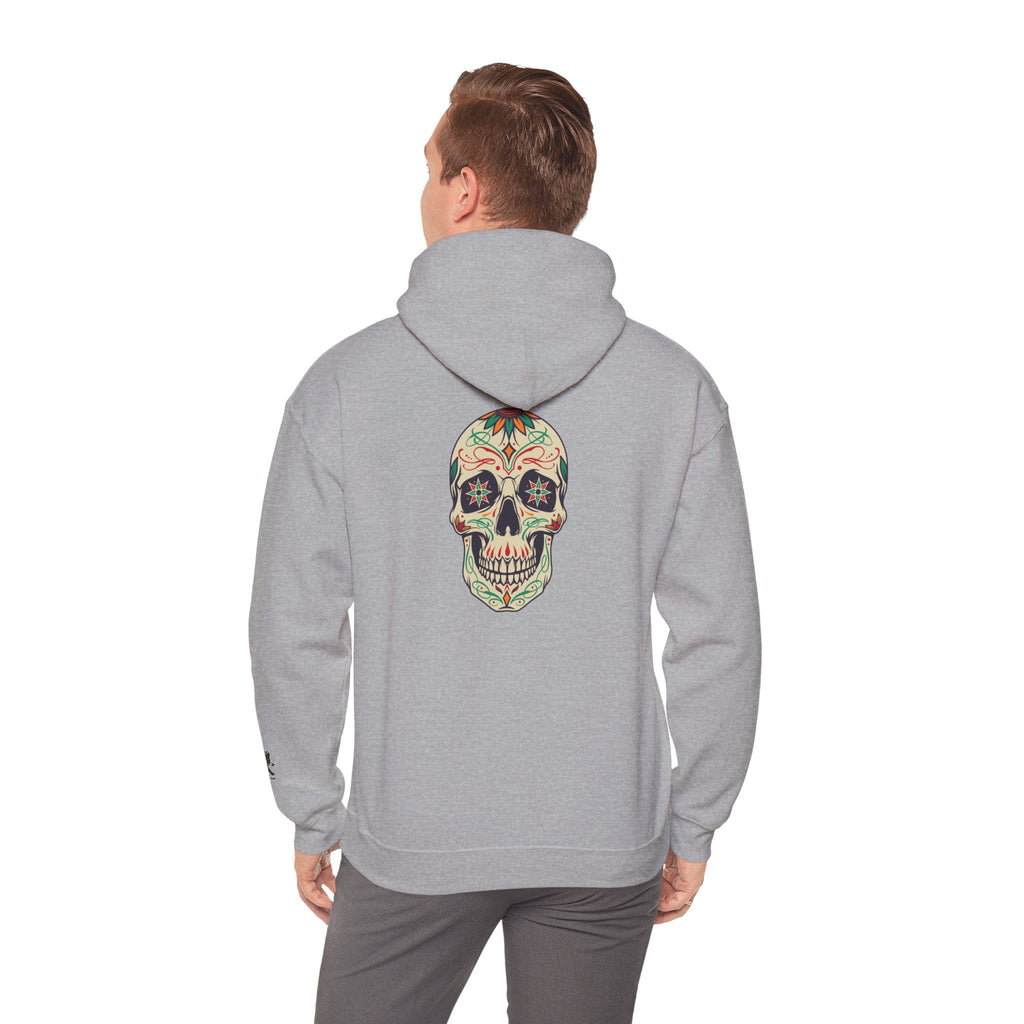 skull Hooded Sweatshirt, Unisex Casual Hoodie, Perfect Gift for Friends, Inspiring Apparel, Comfortable Daily Wear