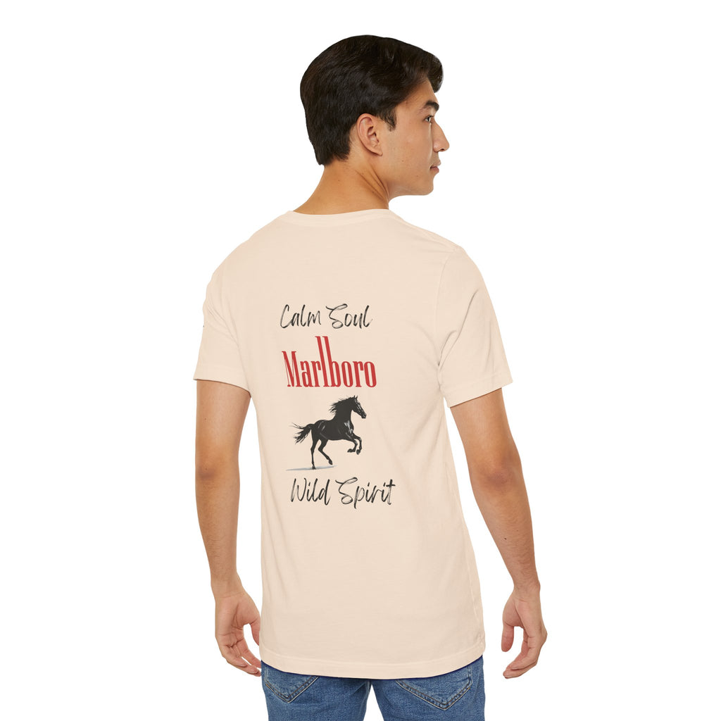 calm soul wild spirit Graphic Tee, Casual Summer Shirt, Marine Life T-Shirt, Gift for Sea Lovers,  high quality