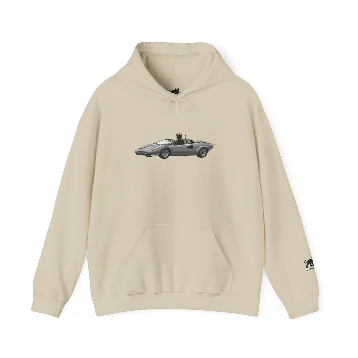 Lamborghini Countach Turbo Hooded Sweatshirt,