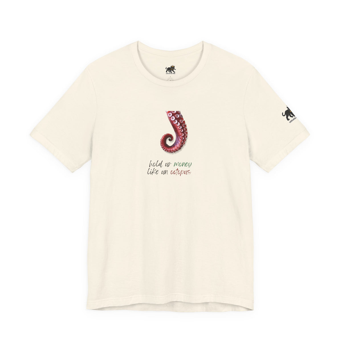 hold ur money like an octopus  Graphic Tee, Casual Summer Shirt, Marine Life T-Shirt, Gift for Sea Lovers,  high quality