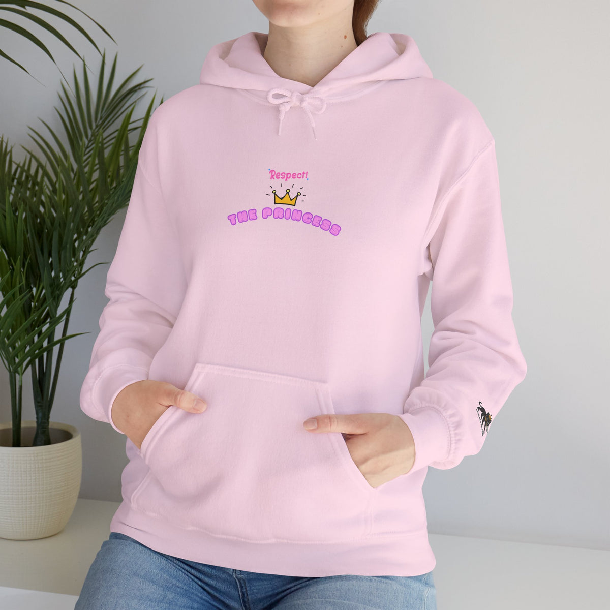 skull pink  Hooded Sweatshirt,